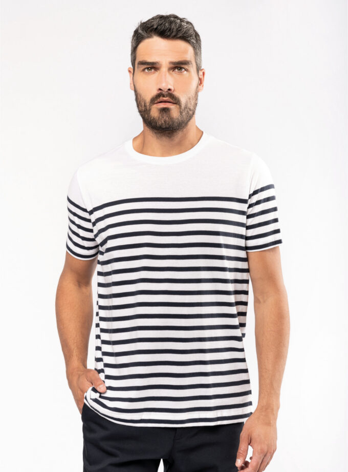 T-shirt marin col rond Bio